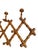 French Faux Bamboo Harmonica Wall Mounted Coat Rack, 1920s For Sale - Image 4 of 11