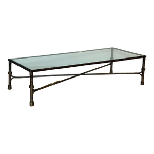 Christopher Chodoff “Etruscan” Bronze and Glass Coffee Table