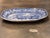 English 19th Century Blue Transferware Platter, “Boatman” Pattern For Sale - Image 3 of 8