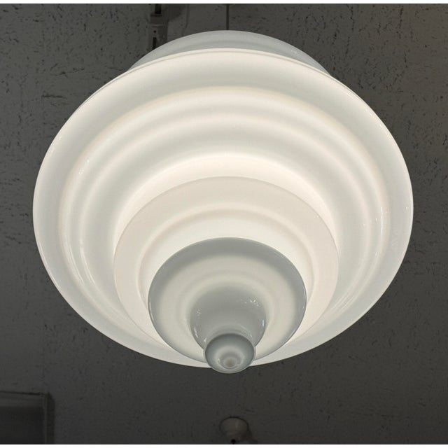 Modern Jan Plecháč & Henry Wielgus for Lasvit Scala Never-Ending Glory Pendant, Opal For Sale - Image 3 of 13