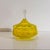 Yellow Glass Apothecary Jar from Stelvia Empoli, Italy, 1950s For Sale - Image 4 of 10