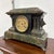 Design Plus Gallery presents a Faux Marble Mantle Clock with Dial Reading Welch. The mantle clock follows with Victorian...