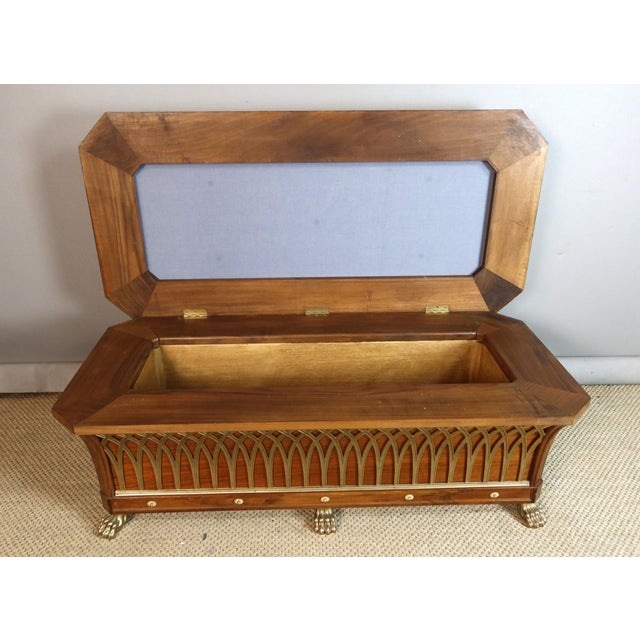 Wood Vintage Walnut Chest, 1990s For Sale - Image 7 of 14