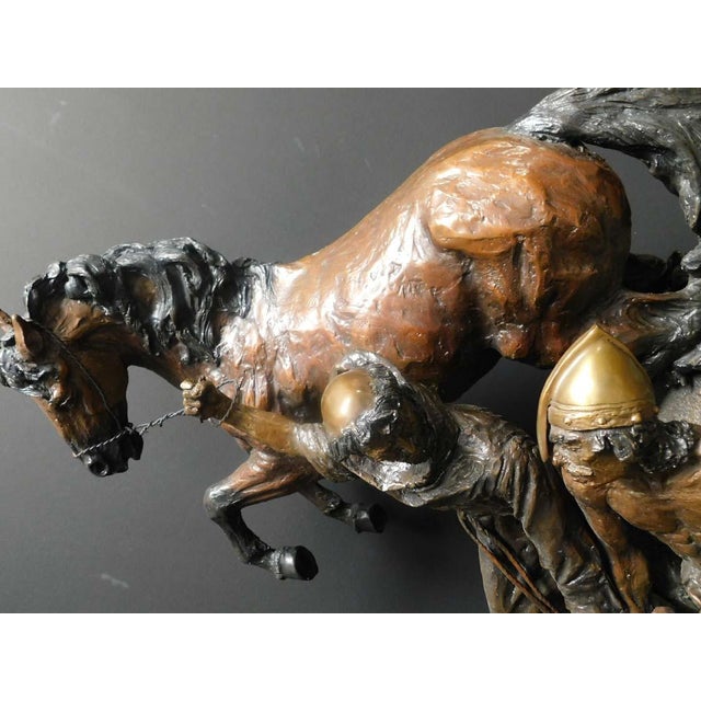 Share Lorenzo Ghiglieri "St. Francis" Bronze Sculpture Signed &Numbered 1982 For Sale - Image 10 of 11
