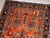 Navy Blue 1900s, Handmade Antique Persian Sarouk Rug 3.5' X 5.5' For Sale - Image 8 of 10