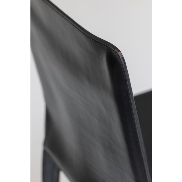 Cassina Model 413 Cab Dining Chairs by Mario Bellini for Cassina, 1977, Set of 6 For Sale - Image 4 of 16