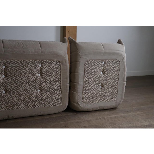 Togo Sofa by Michel Ducaroy for Ligne Roset, 1970s, Set of 4 For Sale - Image 9 of 12