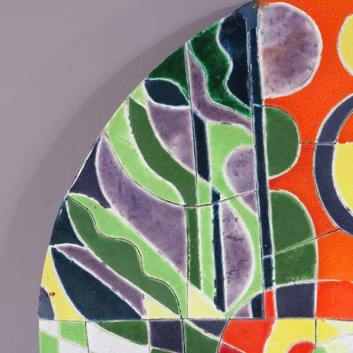 A beautiful ceramic artwork, manufactured in the netherlands in the 1970s, originally commissioned for the abn amro bank...