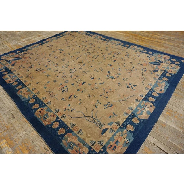 Early 20th Century Chinese Peking Carpet ( 8'2" x 9'9" - 250 x 300 ) Antique Chinese – Peking 1920s Rug, Country of...