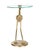 Metal Tori Crane Base Accent Table - Gold/Glass For Sale - Image 7 of 8