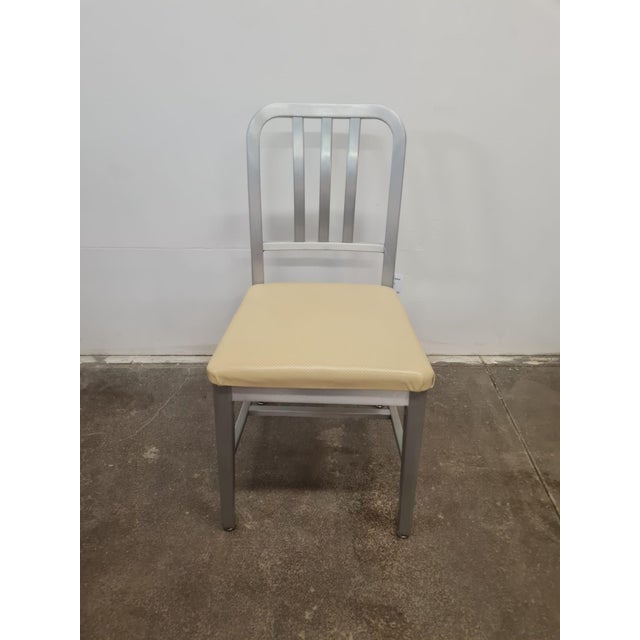 Chair in Aluminium, USA, 1950s, in Very Good conditions. Designed 1950 to 1959 This piece has an attribution mark, I am...