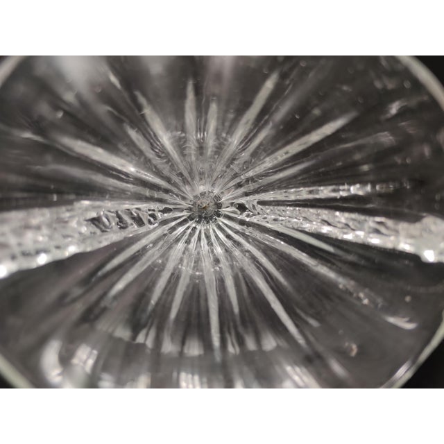 Vintage Transparent Murano Glass Vase from Barovier and Toso, 1930s For Sale - Image 7 of 13