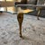 Metal Vintage Hollywood Regency Cast Bronze & Shaped Glass Coffee Table in the Manner of p.e. Guerin For Sale - Image 7 of 7