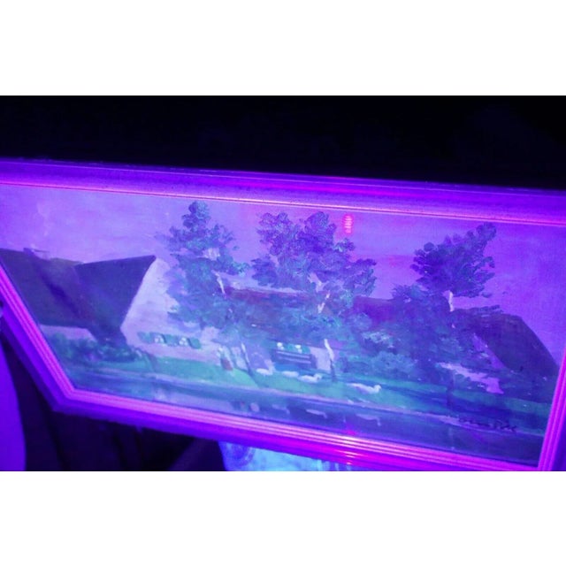 Otto Dill, Rural Landscape, 20th Century, Oil Painting on Cardboard For Sale - Image 17 of 18