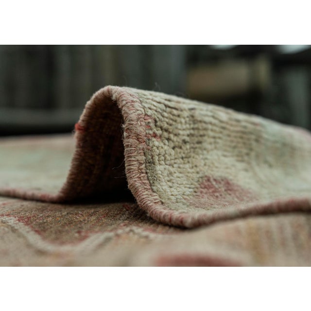 Textile Turkish Vintage Rug 4'8" x 7'4" #20685 For Sale - Image 7 of 8