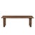 Contemporary 1960s Farmhouse Dark Brown Mango Wood Entryway Bench For Sale - Image 3 of 3