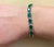 23 Carat Natural Emerald Cocktail Tennis Bracelet 14 Karat White Gold For Sale - Image 14 of 18