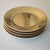 1990s Set of 4 Canape Plates Carat All Gold by Philippe Deshoulieres Limoges France Porcelain Dinnerware For Sale - Image 12 of 12