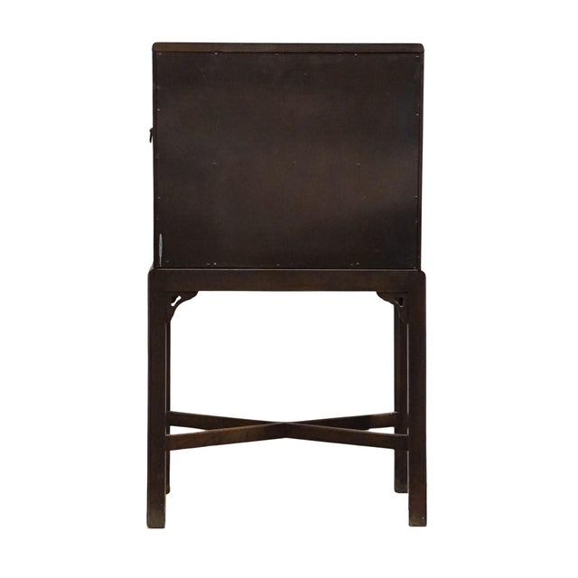 Ethan Allen Georgian Court Solid Cherry Traditional Style 23" Silver Chest 11-6005 For Sale - Image 9 of 10