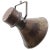 Industrial Mid-Century Industrial Rust Brown Metal Pendant Lamp For Sale - Image 3 of 11