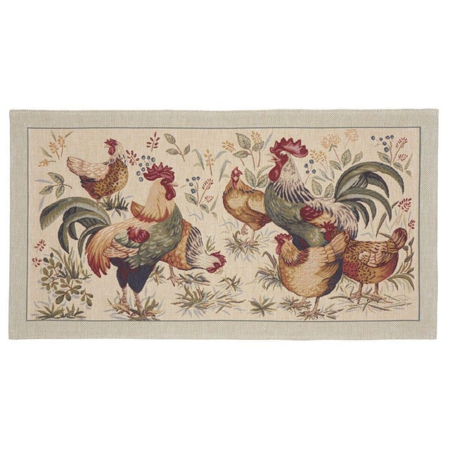 This beautiful tapestry is woven on a jacquard loom by skilled weavers, keeping alive the centuries old tradition of...