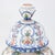 White Vintage Dutch Delft Polychrome Lidded Ginger Jar in Floral Pattern For Sale - Image 8 of 17