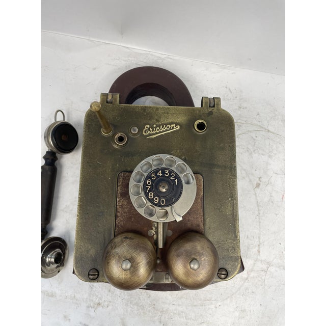Bronze on-Board Telephone from Ericsson, 1940s For Sale - Image 17 of 18