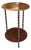 Vintage Walnut Finish Two Tier Barley Twist Table For Sale