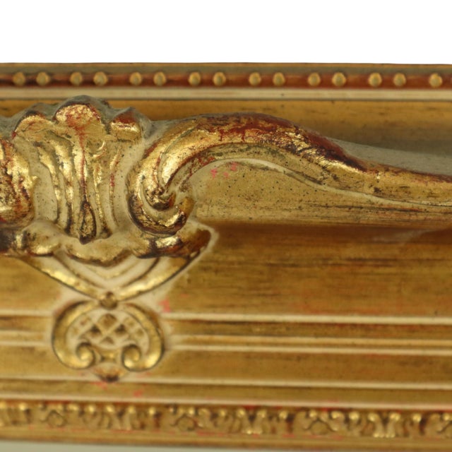 Large Baroque Style Gilt Wood Frame, 1920s For Sale - Image 14 of 17