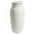 Vintage White Ceramic Tall Jin Jar For Sale