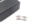 Chanel Classic Silver CC Crystal Moscova Piercing Earrings * Marked 12 ( Missing one hallmark) *Made in France *Comes with...