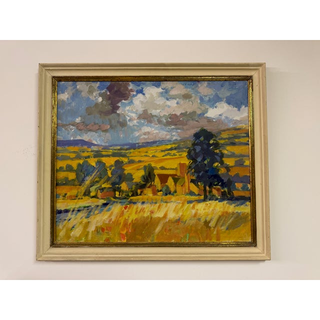 Elizabeth Jane Lloyd, Landscape, 1980s, Oil on Board For Sale - Image 7 of 10