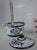 White Late 20th Century Jelly / Jam Pot Italy, Hand Painted Art Pottery, Slotted Lid for Spoon & Handles For Sale - Image 8 of 12