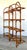 Late 20th Century Vintage Bent Rattan Arched Etagere For Sale - Image 5 of 12