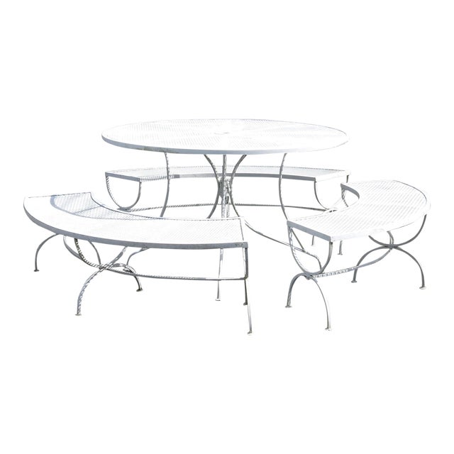 Vintage Patio Dining Set Attributed to Salterini Chairish