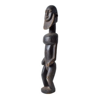 Early 20th Century Dogon Standing Male Figure with Beard Mali For Sale