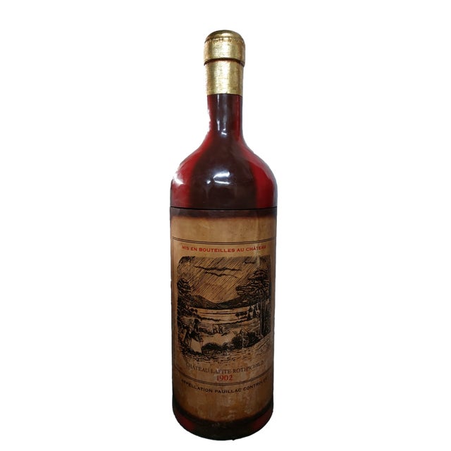 Large Chateau Lafite-Rothschild 1902 Bottle-Shaped Wine Cabinet For Sale - Image 3 of 4