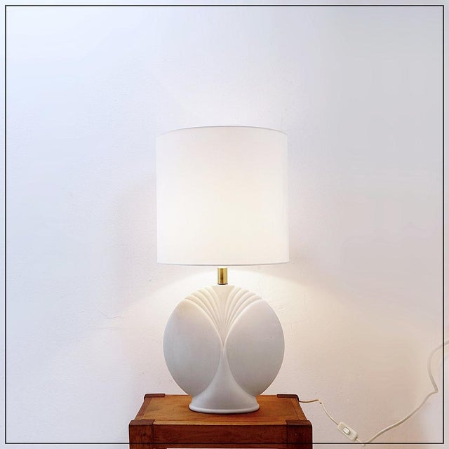 Large Vintage Porcelain Table Lamp, 1980s For Sale - Image 15 of 15