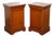 Vintage French Style Cherrywood Nightstands, Set of 2 For Sale