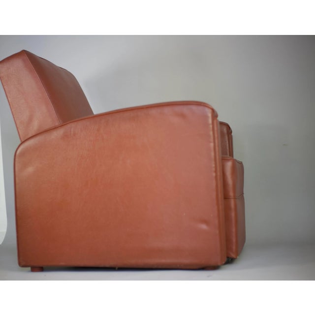 French Leatherette Armchair from Airborne, 1950s For Sale - Image 6 of 18