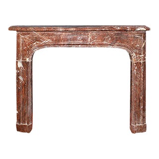 Antique Marble Mantel - French Provincial Style For Sale