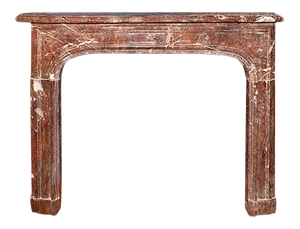 Antique Marble Mantel • French Provincial Style