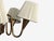 1950s Swedish Modern, Five Arm Chandelier, Patinated Brass For Sale - Image 11 of 13