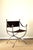 Metal Hollywood Regency Steel, Brass and Leather Savonarola Chair in the style of Maison Jansen, 1960s For Sale - Image 7 of 7