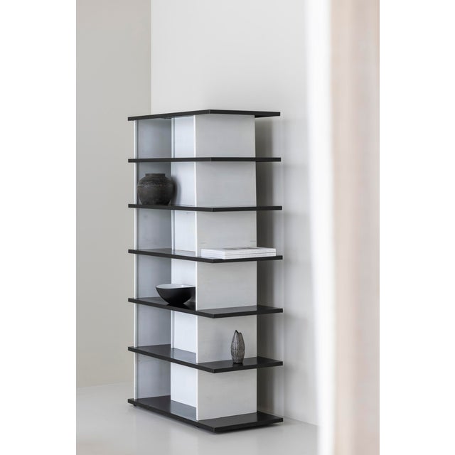 Impressive bookcase / room divider designed by Wim Rietveld for De Bijenkorf, The Netherlands 1960’s. This bookcase stands...