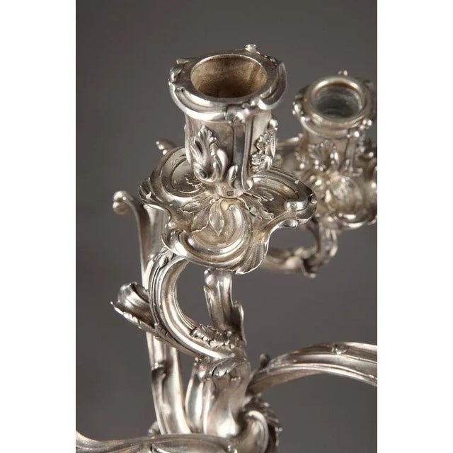 19th Century Silver Candelabra from Boin Taburet, Set of 2 For Sale - Image 16 of 18