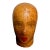 Antique Millinery Balsa Wood Hat Store Display Head For Sale
