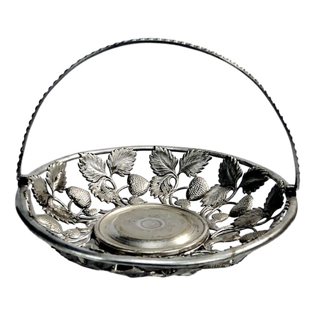 Fruit Basket from Fraget, Poland, Early 20th Century For Sale