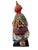 Red Vintage African Beaded Namji Fertility Doll Cameroon 11" H W/Stand For Sale - Image 8 of 9