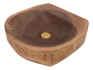 Live Edge Wood Bathroom Sink by Logniture